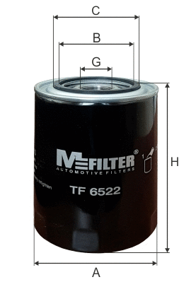TF 6522 MFILTER Масляный фильтр (фото 1)