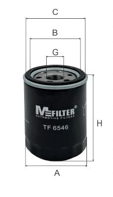 TF 6546 MFILTER Масляный фильтр (фото 1)