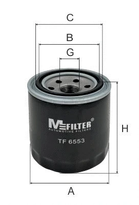 TF 6553 MFILTER Масляный фильтр (фото 1)