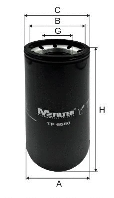 TF 6560 MFILTER Масляный фильтр (фото 1)