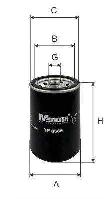 TF 6565 MFILTER Масляный фильтр (фото 1)