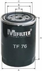 TF 76 MFILTER Масляный фильтр (фото 1)