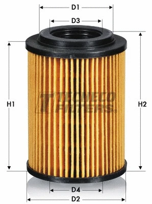 OL011277E TECNECO FILTERS Масляный фильтр (фото 1)