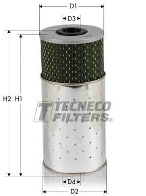 OL0157 TECNECO FILTERS Масляный фильтр (фото 1)