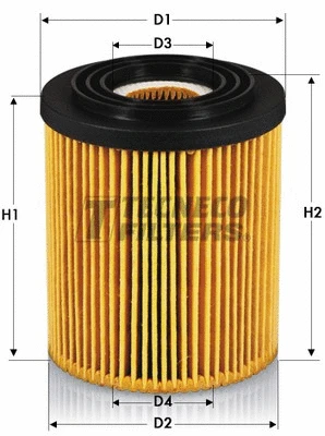 OL0236E TECNECO FILTERS Масляный фильтр (фото 1)