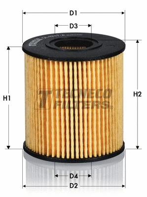 OL0247E TECNECO FILTERS Масляный фильтр (фото 1)