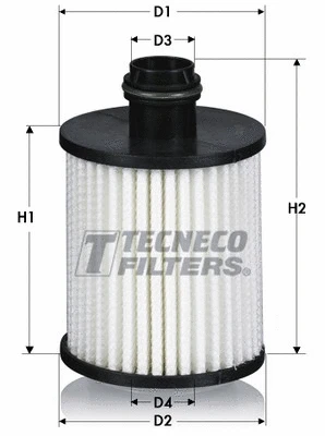 OL02506/1E TECNECO FILTERS Масляный фильтр (фото 1)