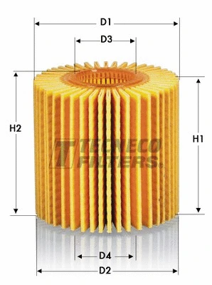 OL2070E TECNECO FILTERS Масляный фильтр (фото 1)