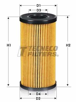 OL2161E TECNECO FILTERS Масляный фильтр (фото 1)