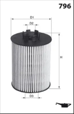 L210 MISFAT Масляный фильтр (фото 1)