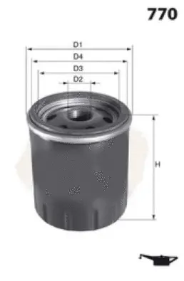 Z118 MISFAT Масляный фильтр (фото 1)
