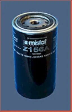 Z156A MISFAT Масляный фильтр (фото 2)