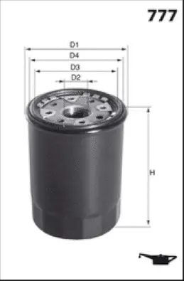 Z602 MISFAT Масляный фильтр (фото 1)