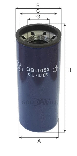 OG 1053 GOODWILL Масляный фильтр (фото 2)