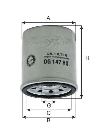 OG 147 HQ GOODWILL Масляный фильтр (фото 2)