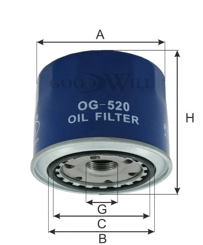 OG 520 GOODWILL Масляный фильтр (фото 2)