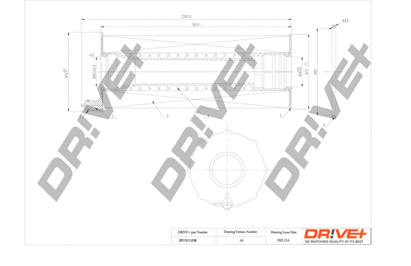 DP1110.11.0106 Dr!ve+ Масляный фильтр (фото 1)