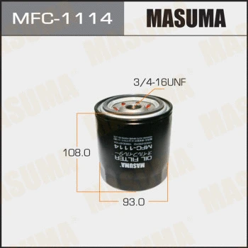 MFC-1114 MASUMA Масляный фильтр (фото 1)