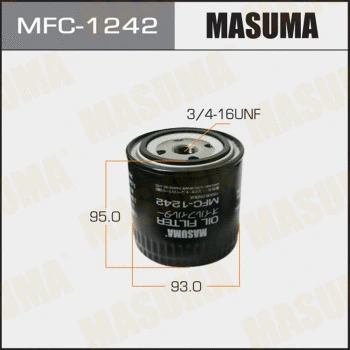 MFC-1242 MASUMA Масляный фильтр (фото 1)