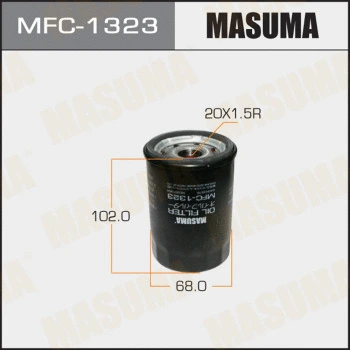 MFC-1323 MASUMA Масляный фильтр (фото 1)