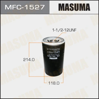 MFC-1527 MASUMA Масляный фильтр (фото 1)