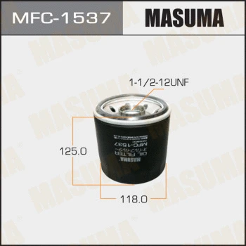 MFC-1537 MASUMA Масляный фильтр (фото 1)