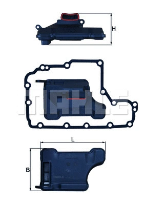 HX 157D KNECHT/MAHLE Гидрофильтр, автоматическая коробка передач (фото 1)