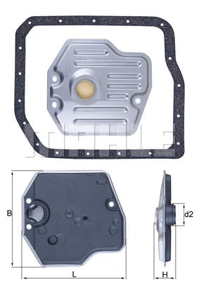 HX 245D KNECHT/MAHLE Гидрофильтр, автоматическая коробка передач (фото 1)