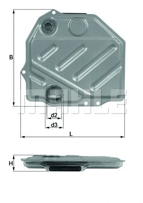 HX 48 KNECHT/MAHLE Гидрофильтр, автоматическая коробка передач (фото 1)