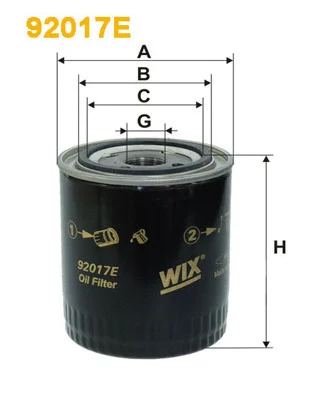 92017E WIX Гидрофильтр, автоматическая коробка передач (фото 1)