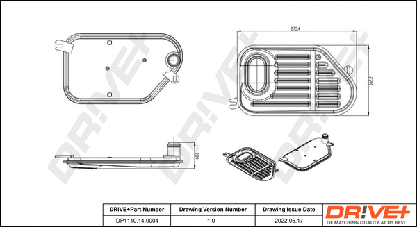 DP1110.14.0004 Dr!ve+ Гидрофильтр, автоматическая коробка передач (фото 1)