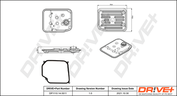 DP1110.14.0011 Dr!ve+ Гидрофильтр, автоматическая коробка передач (фото 1)