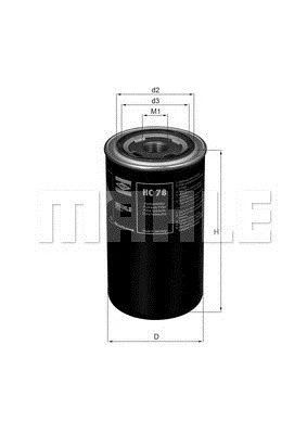 154084875550 MAGNETI MARELLI Фильтр, система рабочей гидравлики (фото 1)