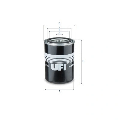 82.132.00 UFI Фильтр, система рабочей гидравлики (фото 1)