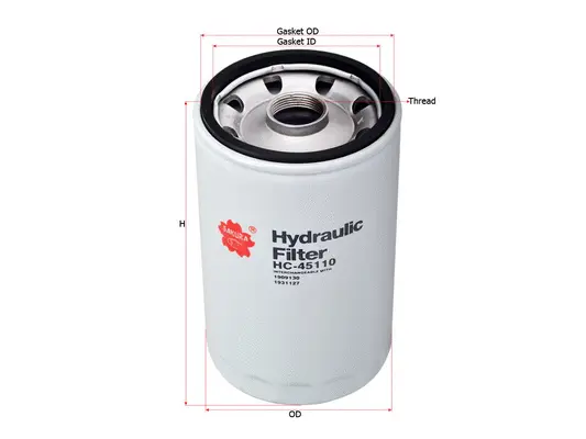 HC-45110 SAKURA Фильтр, система рабочей гидравлики (фото 1)