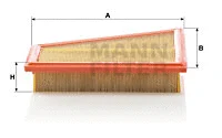 C 27 125 MANN Воздушный фильтр (фото 2)