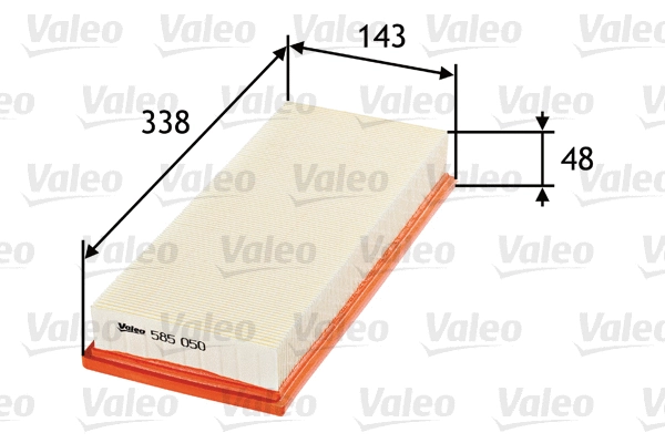 585050 VALEO Воздушный фильтр (фото 1)