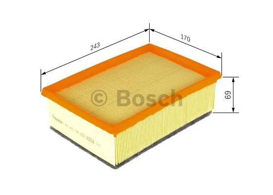 1 457 433 098 BOSCH Воздушный фильтр (фото 4)