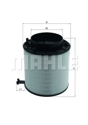 LX 2091D KNECHT/MAHLE Воздушный фильтр (фото 1)