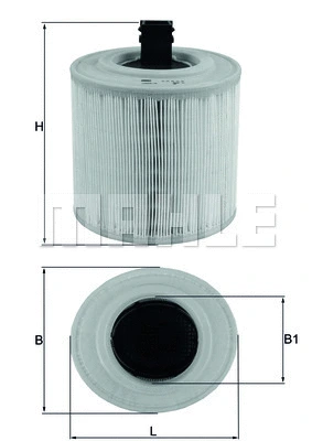 LX 3015/14 KNECHT/MAHLE Воздушный фильтр (фото 1)