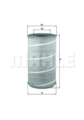 LX 605/1 KNECHT/MAHLE Воздушный фильтр (фото 1)