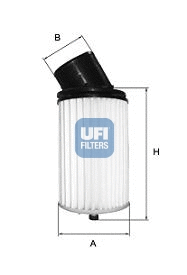 27.523.00 UFI Воздушный фильтр (фото 1)