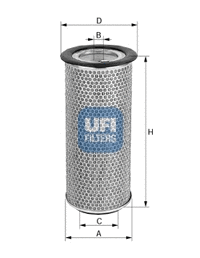27.B80.00 UFI Воздушный фильтр (фото 1)