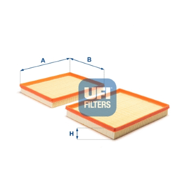 30.B25.00 UFI Воздушный фильтр (фото 1)