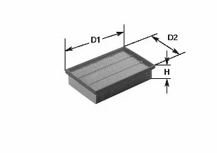 MA 179 CLEAN FILTERS Воздушный фильтр (фото 1)