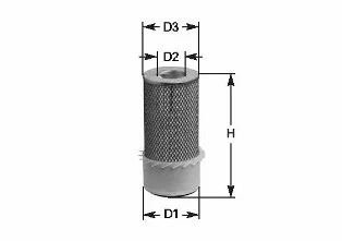 MA 430 CLEAN FILTERS Воздушный фильтр (фото 1)