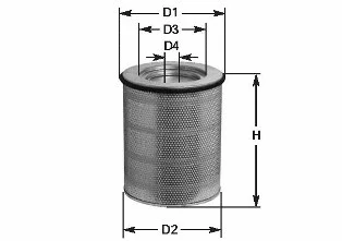 MA 534 CLEAN FILTERS Воздушный фильтр (фото 1)