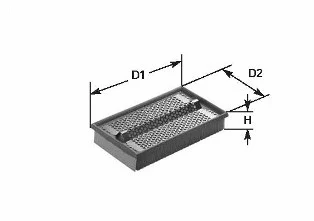 MA 628 CLEAN FILTERS Воздушный фильтр (фото 1)