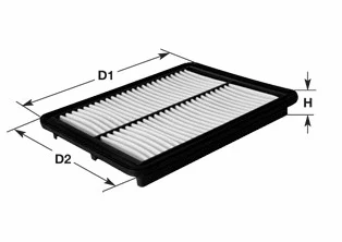 MA1042 CLEAN FILTERS Воздушный фильтр (фото 1)