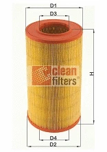 MA1107 CLEAN FILTERS Воздушный фильтр (фото 1)